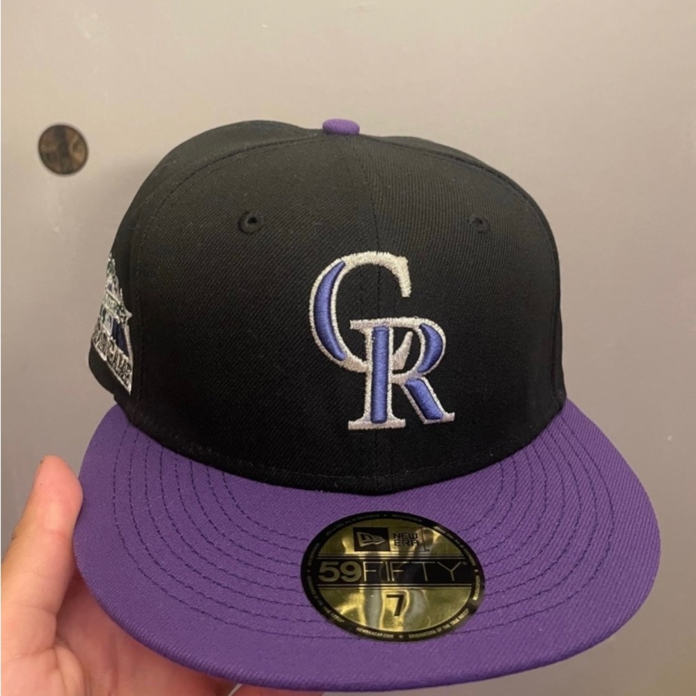 Hat club Colorado Rockies og pinky brand new size 7 sold out